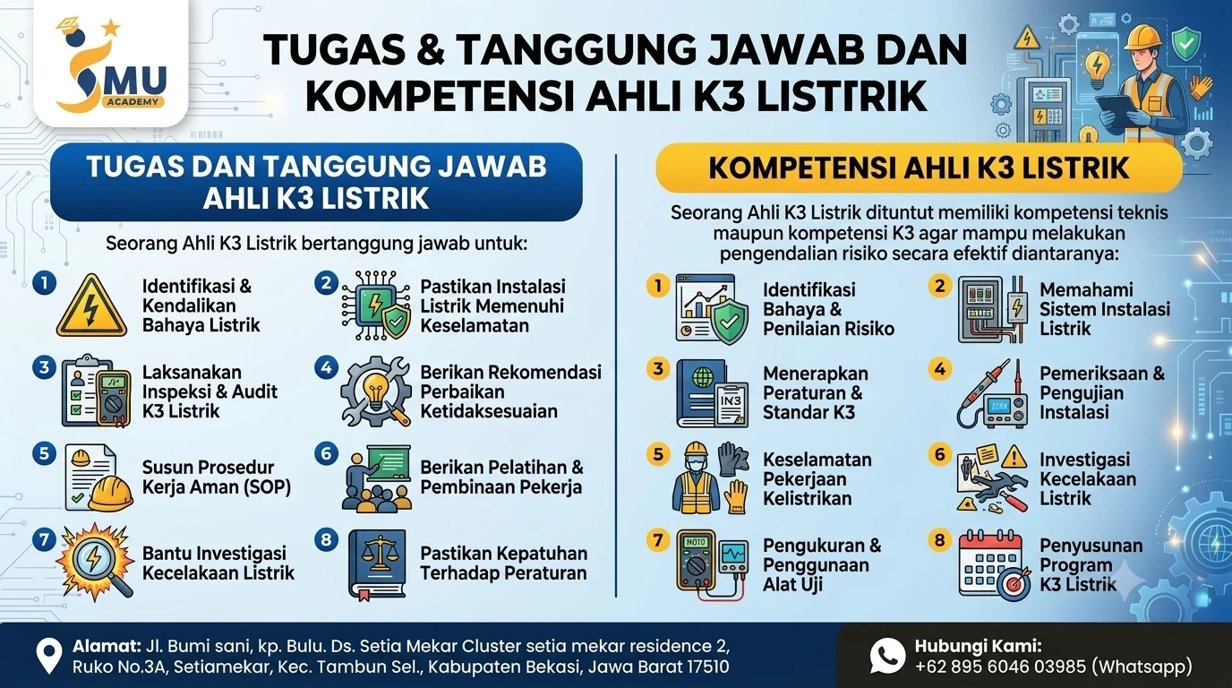Tugas dan Kompetensi Ahli K3 Listrik